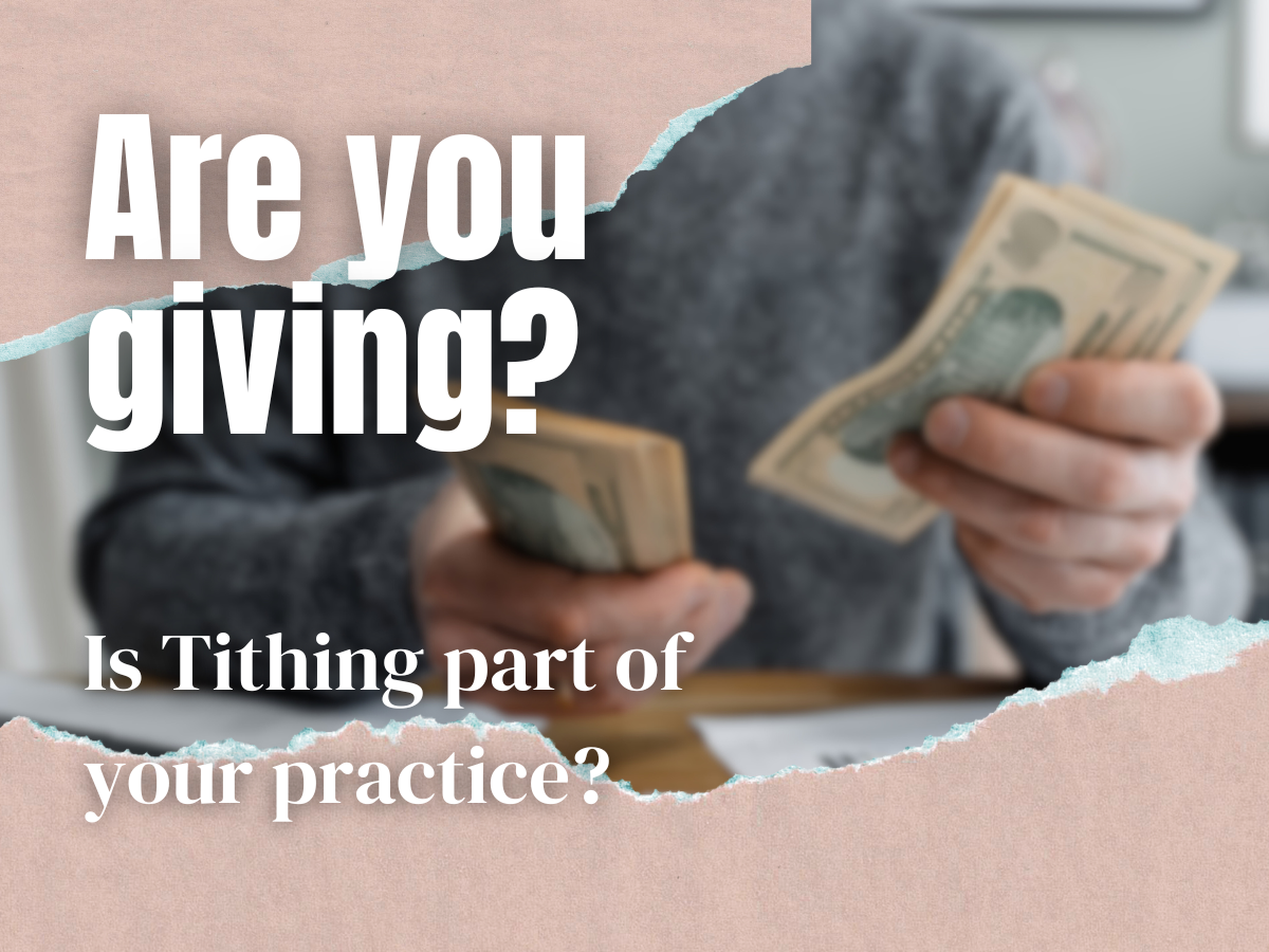 Giving is not tithing